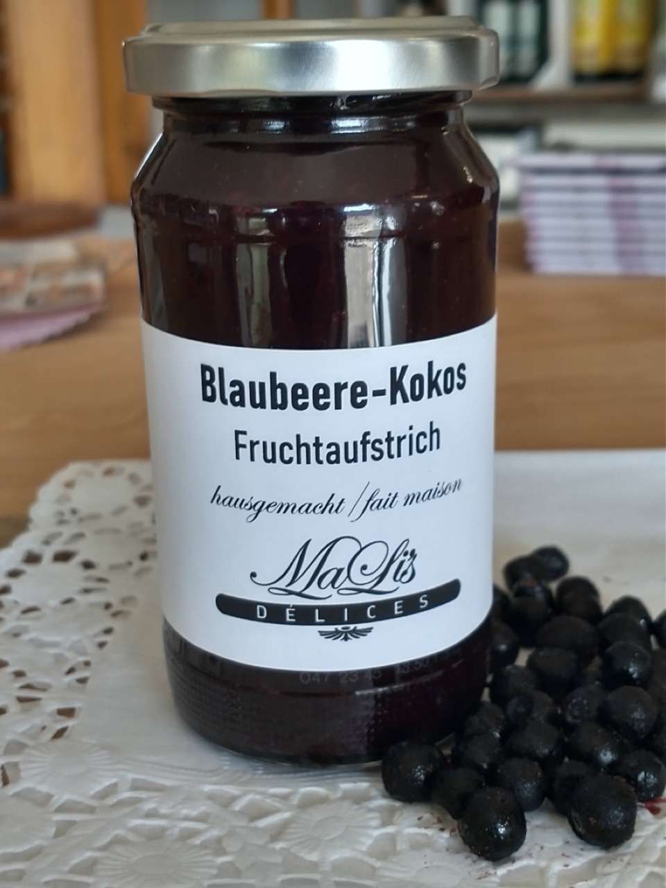 Blaubeer-Kokos Fruchtaufstrich